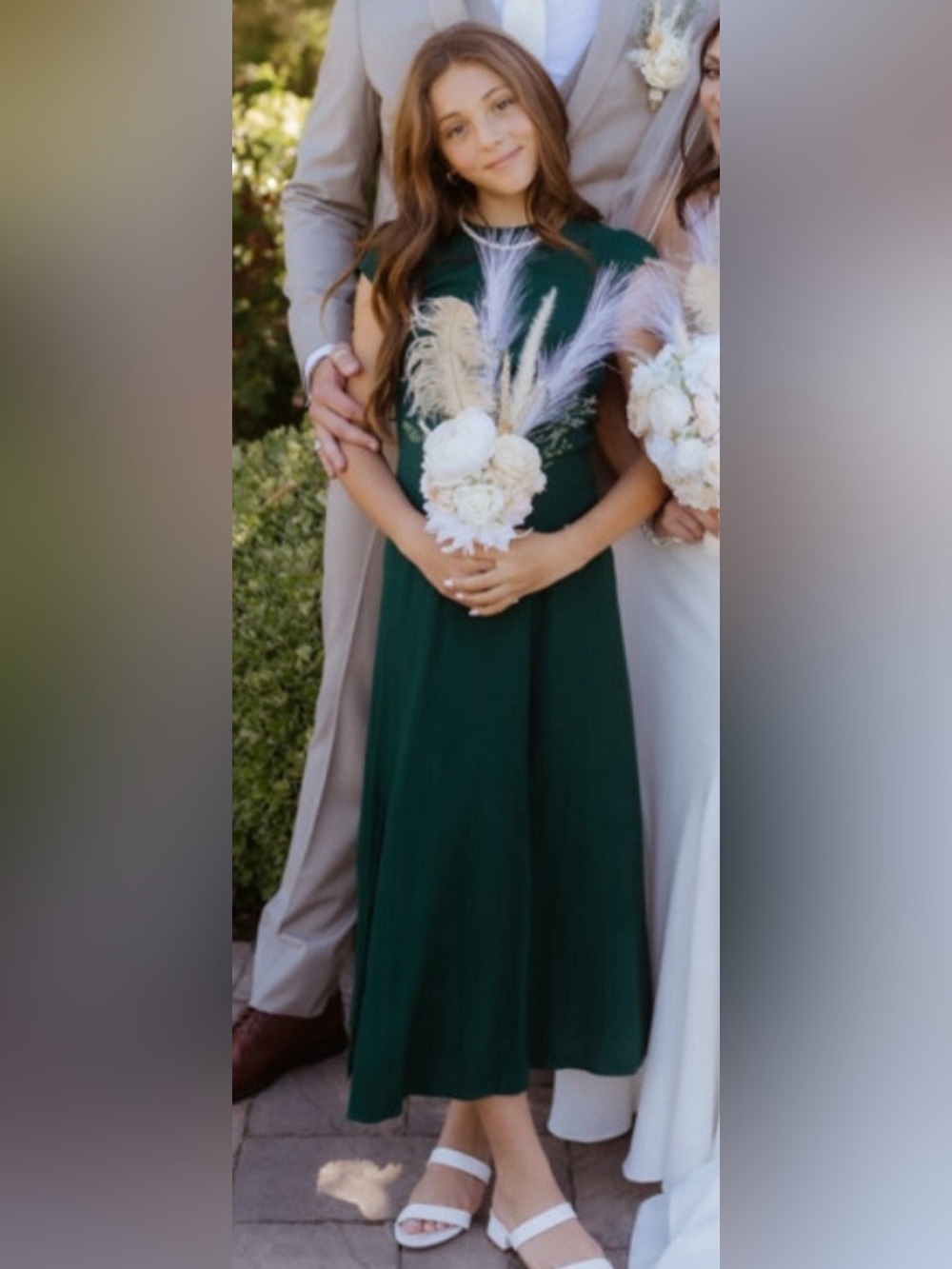 REFORMATION GAVIN DRESS OPEN BACK Elegant Green Maxi Dress Fits 12 altered